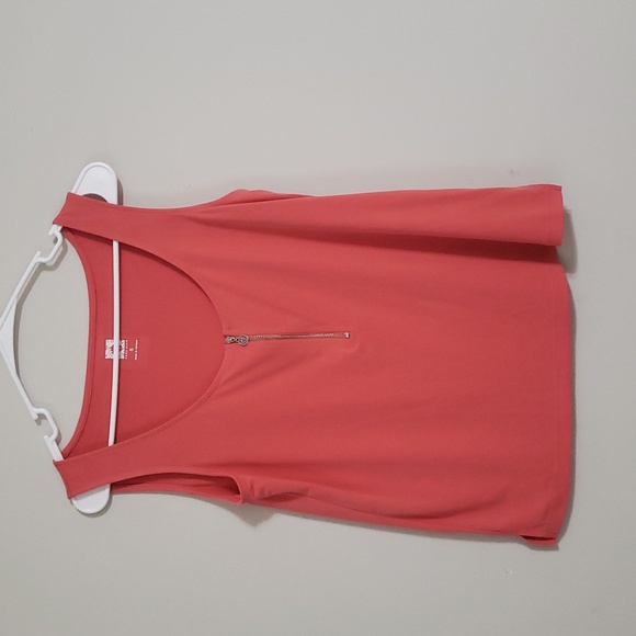 Anne Klein burnt orange sleeveless top - Picture 15 of 16